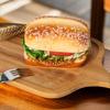Realistic Beef Burger Model Simulation Fake Bread Fake Hamburger  Photography Prop