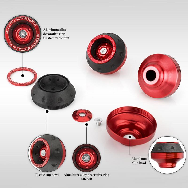 CNC алюминиевая передняя вилка рама слайдеры 2 шт колеса мотоцикл защита от падения скутер мопед Motocicleta аксессуары для мотоциклов