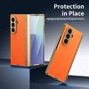 Новый клетчатый чехол из веганской кожи для Samsung Galaxy Z Fold 7 6 5 4 с защитой шарнира, всесторонняя крышка с защитным стеклом