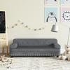 VidaXL Children's Sofa Dark Grey 90x53x30 Cm Velvet 3196281