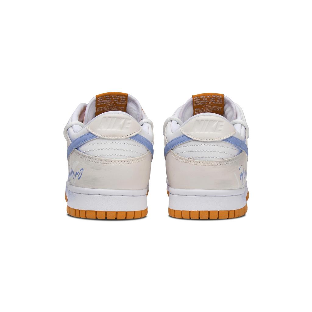 Nike Кроссовки Dunk Бледно-голубые Устойчивые к истиранию Низкие Скейтбордические Обувь Унисекс Бежевый Белый Синий FQ6965-700(Команда864-)