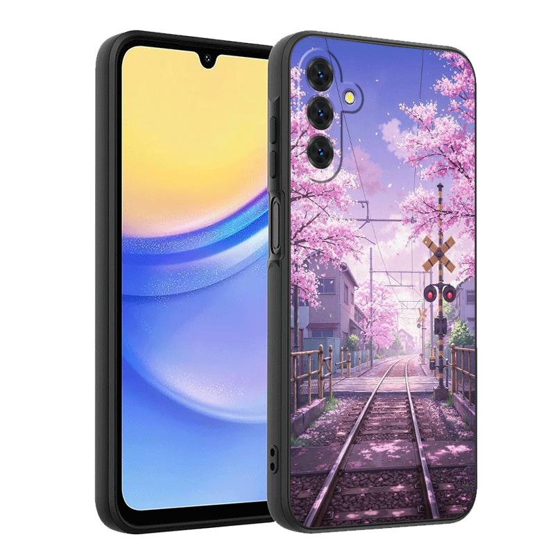 Anime Aesthetic Scenery Soft Phone Case for Samsung A17 A37 A57 A16 A26 A36 A56 A15 A25 A35 A55 A14 A24 A34 A54 A13 A23 A33 A53