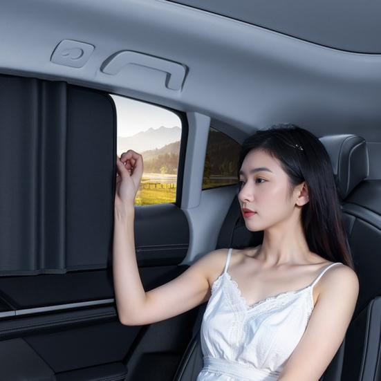 Солнцезащитный козырек на боковое окно автомобиля, занавеска для конфиденциальности, УФ-защита от солнца, простая установка, универсальный солнцезащитный козырек на переднее сиденье