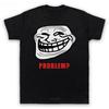 Мем Trollface Rage Comic Смешная Шутка Troll Интернет Женская Футболка с Коротким Рукавом Молодежная Футболка Футболка для Людей Среднего и Пожилого Возраста