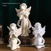Ретро-ангел из Америки - Настольная гипсовая скульптура в европейском стиле