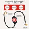 Anti-Leakage Car Battery Power Off Switch With Wire Power Supply Switch  Parking Air Conditioning