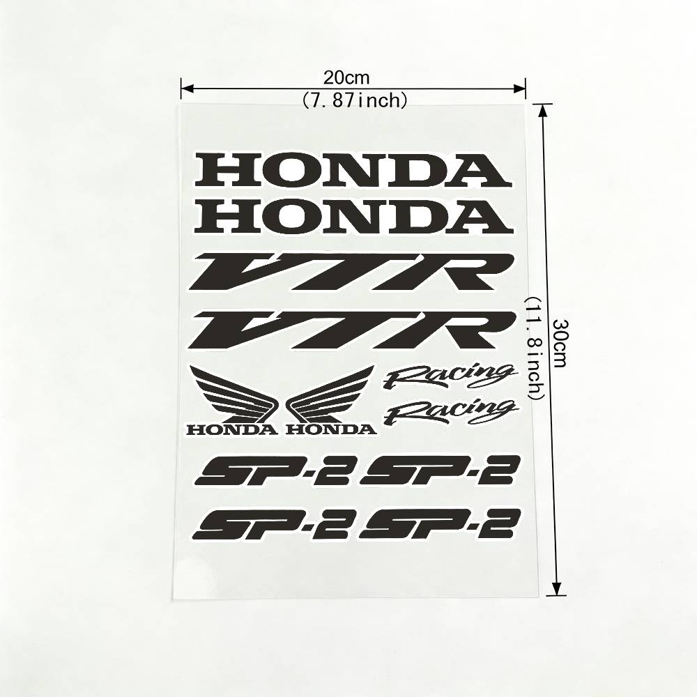 For HONDA VPR SP2 18 Colors Reflective Motorcycle Stickers Waterproof Vinyl Decals For Motorbike Helmet Fuel Tank Bike