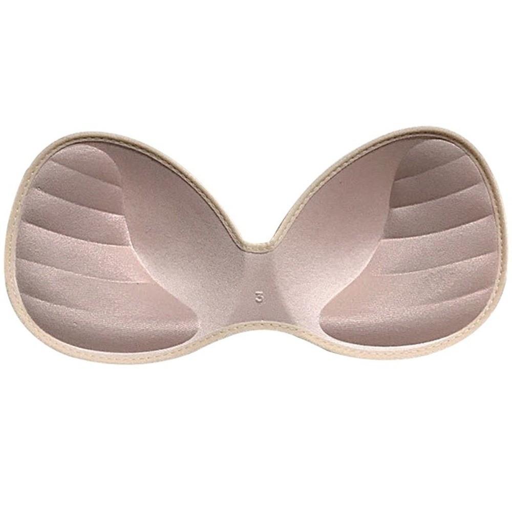 Thick Push Up Bra Pads Breathable Sponge Padded High Quality One-piece Chest Pad  Women