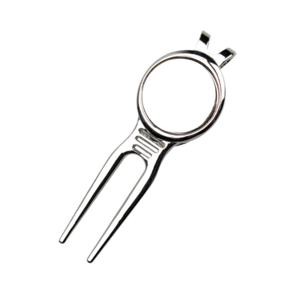 Инструмент для ремонта дивотов для гольфа с магнитным маркером для гольф-мяча, очиститель канавок клюшки, вилка для паттинг-грина, аксессуары для сумки для гольфа