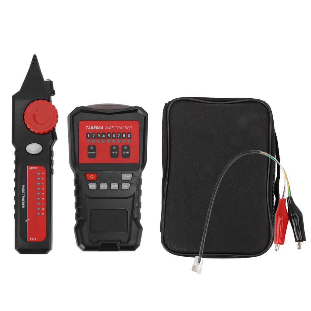 Электрический кабельный искатель со светодиодным индикатором, портативный сетевой телефонный кабельный приемник