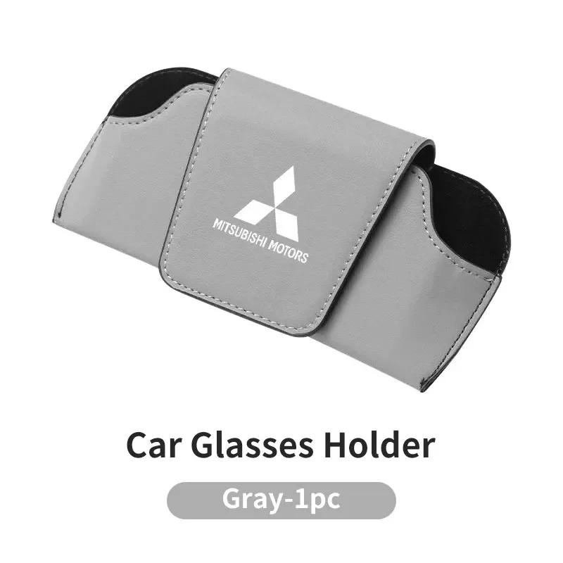 gzbf5 Car Sun Visor Glasses Case Organizer Car Interior Accessories for Mitsubishi Lancer ASX Outlander Pajero L200 Triton