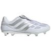 Adidas Predator Precision FG Белые Серебристый Металлик Унисекс Кроссовки Облачно-Белый Железо-Металлик JS0571