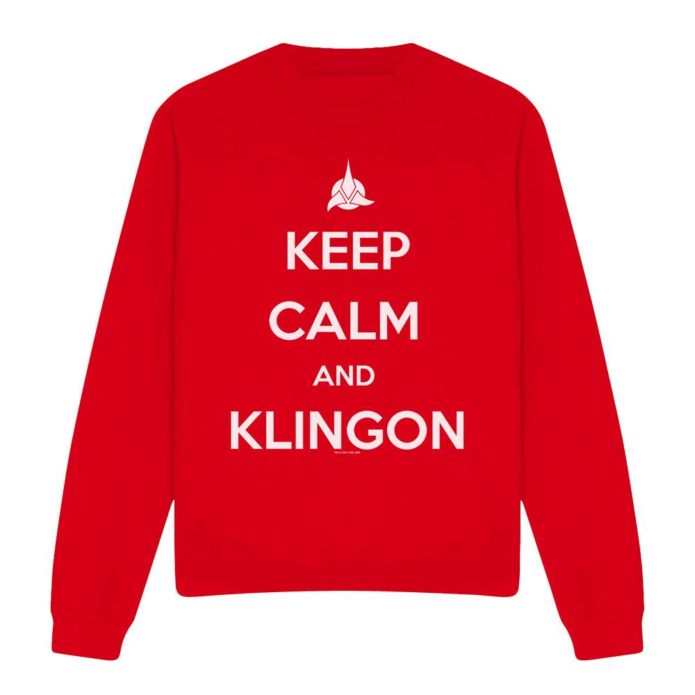 STAR TREK Толстовка унисекс для взрослых Calm Klingon