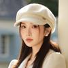 Новая шляпа в британском стиле женская, подчеркивающая лицо, кепка-утенок, теплая, газетчика, для младенца, повседневная, универсальная, восьмиугольная шляпа
