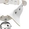 Punk Style Leather Choker Necklace With Bell Cosplay Versatile Collar Jewelry Women Men