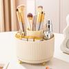 Rotating Cosmetic Organizer Makeup Brush Eyebrow Pencil Holder Desktop Storage Container
