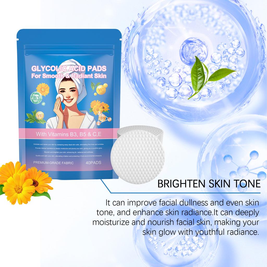 Гликолевый очиститель улучшает глубокое очищение и успокаивает питание тусклой и отбеливающей кожи 1 мл