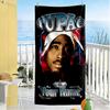 2pac Personalized Name Beach Towel Quick-Dry Soft Microfiber Perfect for Traveling Yoga Camping and Swimming