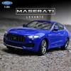 1/24 WELLY Maserati Levante SUV Alloy Car Model Diecasts Metal Toy Vehicles Car Model High Simulation Collection Childrens Gifts