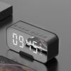 Multifunction Mirror Alarm Clock Bluetooth With FM Radio LED Mirror Snooze Wireless Subwoofer Music Player Table Clock