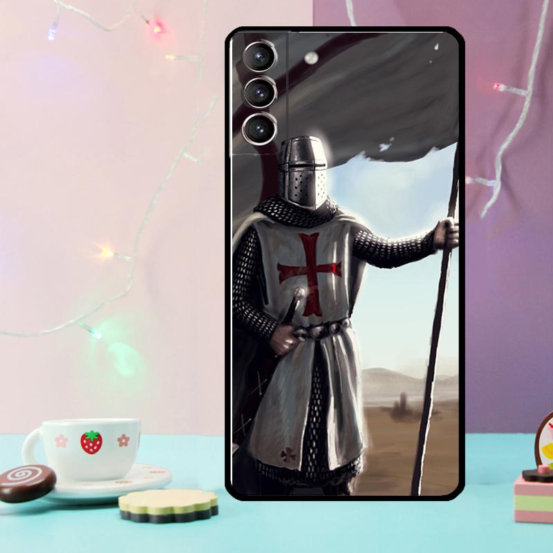 Кейс Рыцарей-Тамплиеров для Samsung Galaxy S24 S23 Ultra S22 S20 S21 FE Note 20 10 Plus S8 S9 S10 Чехол для телефона
