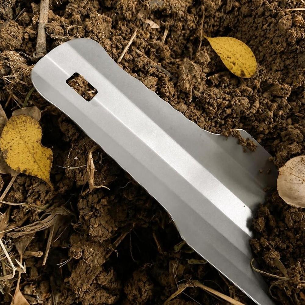 Lightweight Titanium Camping Shovel Titanium Garden Hand Shovel Portable Garden Shovel  Hiking