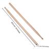 3 Pair 5A Maple Drum Sticks with Carry Bag for Drum Playing