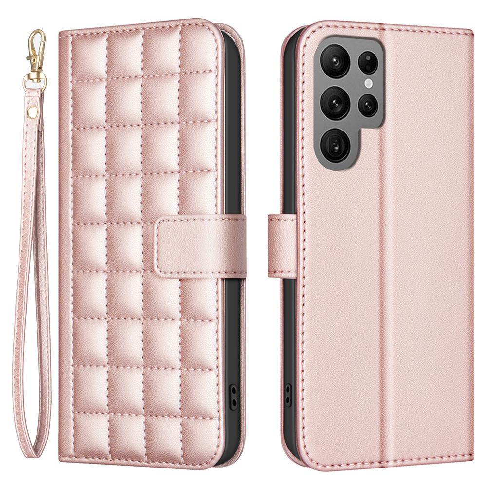 For Samsung Galaxy S24 Ultra Case Stand Leather Flip Phone Cover