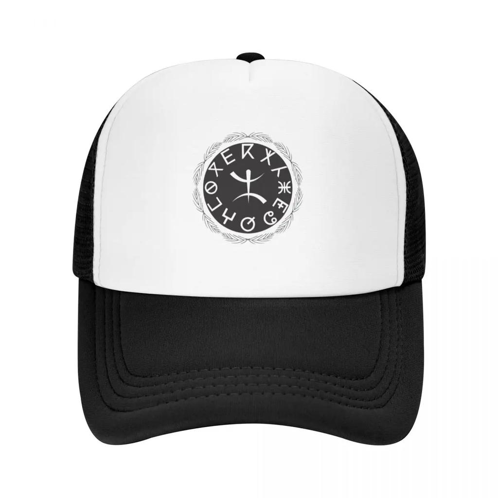 amazigh symbole with amazigh alphabet gift Baseball Cap Hat Man For The Sun Hat men sun hat Mens Hats Womens