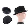 Kids' Black Party Hat Magician Derby Hat Short Brim Fedora Top Hat for Dress Up and Victorian Costume Parties