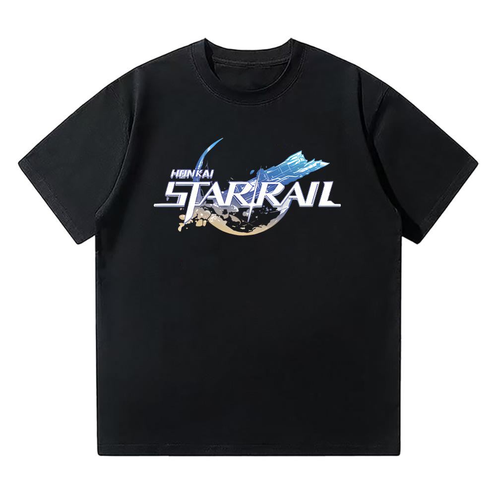 Honkai Star Rail Hot Game Print T-shirt Fashion Anime Cotton Tees Men Women Short Sleeve Tshirt Harajuku Y2k Comfortable Clothes