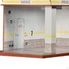 1/32 Diorama Car Parking Display Cabinet And LED Lighting Organizer, Simulation Die-Cast Garage,