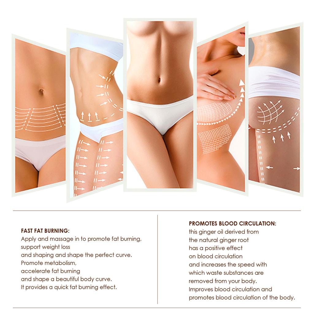 South Moon 30 мл эфирное масло для похудения с экстрактом имбиря, массажное впитывание, способствует обмену веществ, формирует тело