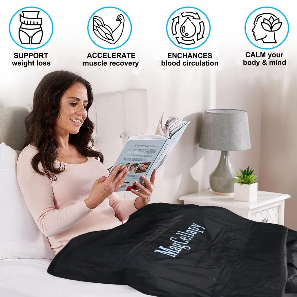 Far Infrared Sauna Blanket for Home Use Weight Loss Weighted Sauna Blanket For Body Shape Slimming Fitness For Women Weight Lost