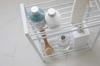 Yamazaki Jitsugyo (Yamazaki) Dispenser Stand 2 Tiers White Approx. W28 X D12.5 X H38cm MIST Bathroom Rack 2232
