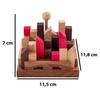 Wooden Puzzle - Engelhart - The Infernal City - 11 Pieces - Difficult Level - Eco-friendly