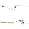 Universal Toilet Tank Flush Lever Chrome Toilet Wrench Handle Fits Most Toilet