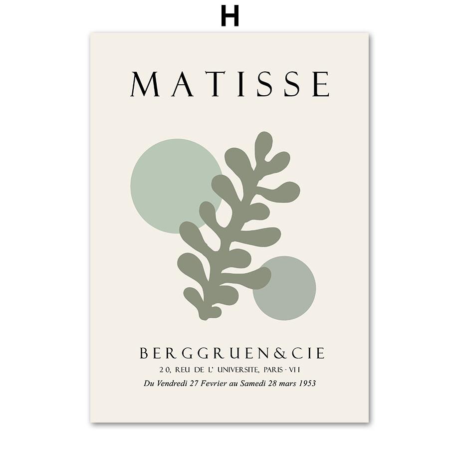 Sage Green Matisse Flower Market Couple Wall Art Canvas Painting Nordic Posters And Prints Wall Pictures For Living Room Decor