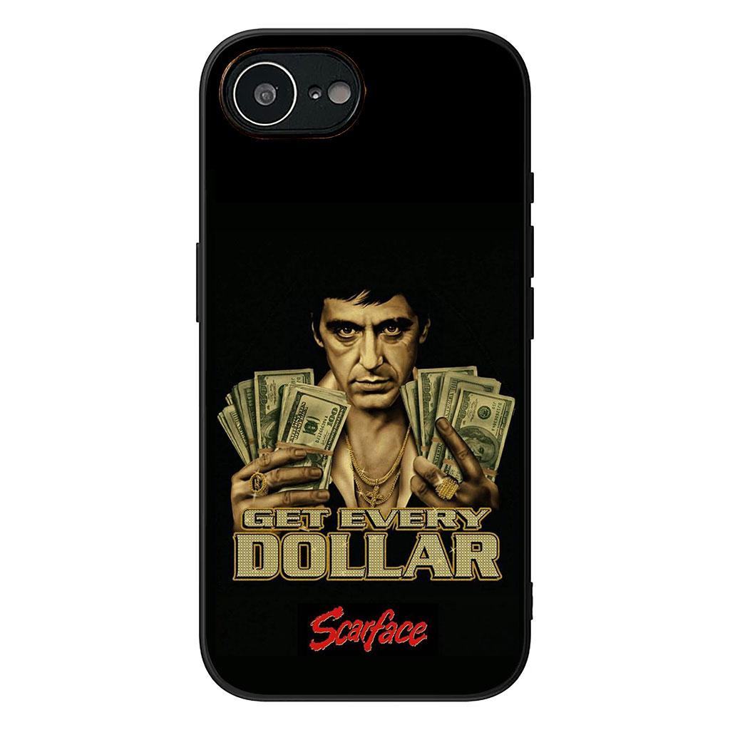 Scarfaces Al Tonys Pacinos Montana для Motorola Moto Edge 50 One 30 Fusion 40 neo Ultra Pro 20 Lite G50 G85 G84 E15 E14 Чехол