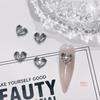 Retro Luxury DIY Rhinestone Heart Nail Accessories - Zircon Manicure Jewelry