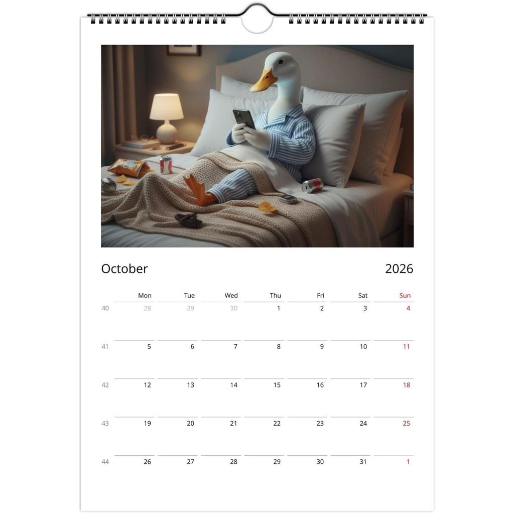 2026 Wall Calendar, Fun Themed Calendar, Fun Chat Gift, Perfect Choice For Home Use.