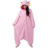 Animal Fleece Kigurumi Axolotl Colorful Axolotl
