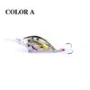 9g 75mm High Quality Fishing Lures Crankbait  Fishing Wobblers Floating Hard Bait Isca Bait 3D simulation of schooling fish eyes
