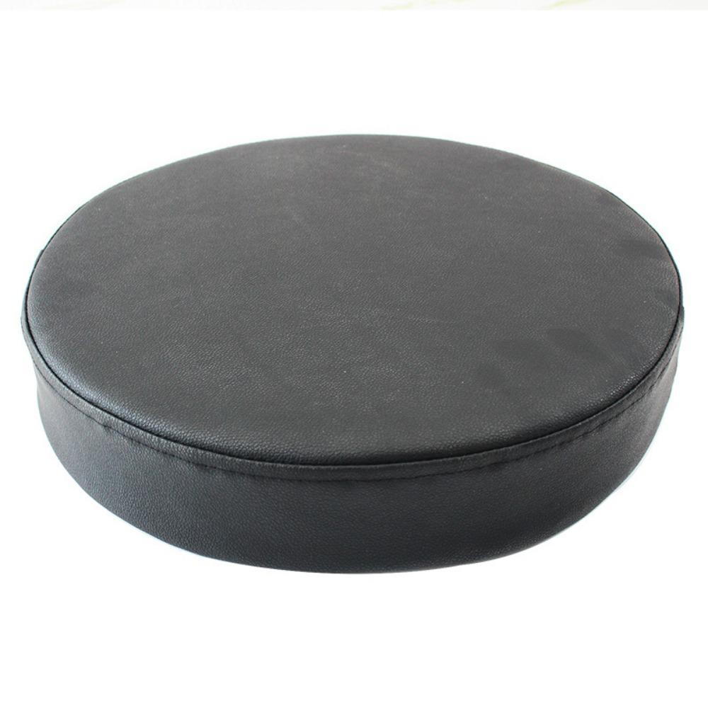 Thicken Leather Round Cushion Japanese Style Upholstered Cushion Simple Sponge Cushion  for Home