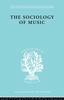 Книга Sociology Of Music Ils 91