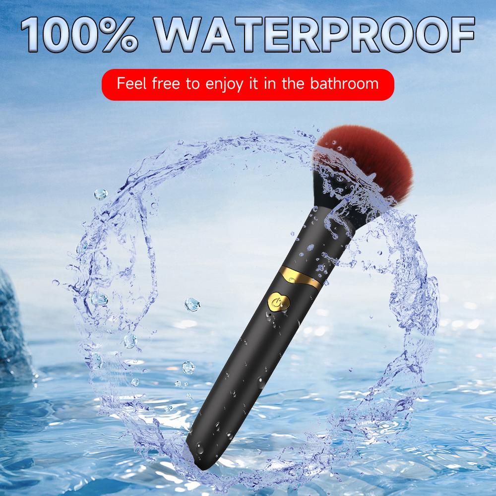 Makeup Brush Bullet Vibrator Strong Shock Orgasm G-Spot Nipple Clitoral Stimulator Female Sex Toys Magic Wand