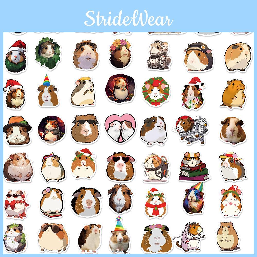 Милые и игривые мультяшные наклейки с морскими свинками DIY украшение для гитары, блокнота или багажа оптом