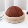 Versatile Winter Landlord Hats Thick Melon Hat Cozy Felt Hat  Unisex