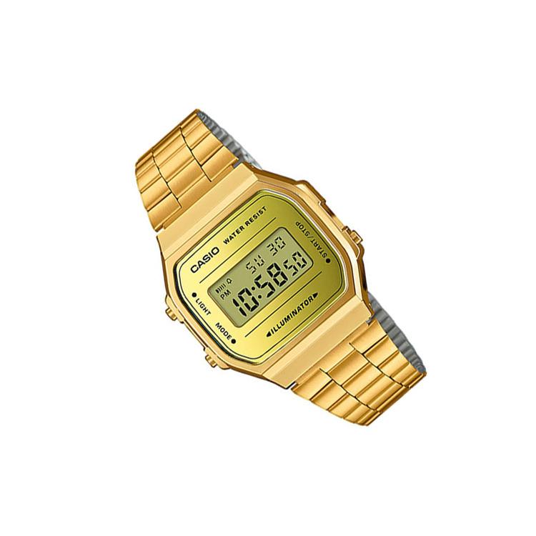 Casio Мужские часы VINTAGE Series Золотые A168WEGM-9 A168WEGM-9