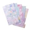 Cards Loose Leaf Separator Page Notebook Divider Index Binder Index Page Cherry Blossoms Style